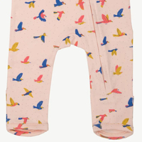 Pima Coton Bébé Barboteuse Zippered Jumpsuit Bio Nouveau-Né Onsies Personnalisé Zip Sommeil Costume Two Way Zip Bébé Pyjamas Bébé Vêtements