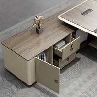 Bureau modulaire extensible classique et moderne pour salles de conférence, études d'étudiants et usage exécutif