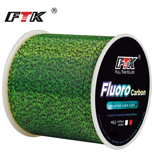 Línea de Pesca de Fluorocarbono de Nailon con Camuflaje Invisible de Tres Colores <span class=keywords><strong>FTK</strong></span>, 0.46mm 300m/500m, Línea Resistente al Desgaste que Cambia de Color - Product Image 3