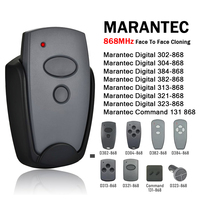 Télécommande de porte de garage Marantec 868 MHz (clone) compatible avec les modèles Marantec Digital 302, 304, 382, ​​384, 313,
