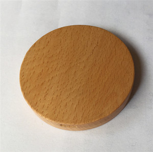 Horloge en bois de bambou/noyer avec logo personnalisé, chargeur de téléphone sans fil 7W/10W/15W/20W, charge rapide QC3.0 universelle - Product Image 5