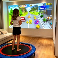 Trampoline interactif haute luminosité avec capteur de mouvement pour le divertissement des enfants