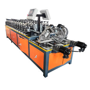 Machine de formage à rouleaux de profilés métalliques entièrement automatique et réglable pour cloisons sèches et rails de fixation - Product Image 4