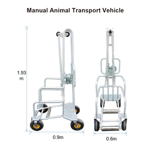 Nuovo Carrello Elettrico per Suini Resistente con Barre di Supporto Anti-Ribaltamento, Costruzione Zincata, Pneumatici da 12V per Funzionamento Silenzioso - Product Image 2