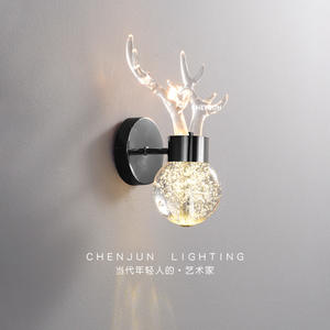 Lámpara de Pared de Cristal de Lujo Moderna y Minimalista de Chenjun, Estilo Italiano, para Dormitorio, Mesita de Noche, Sala de Estar, Lámpara Colgante de Pared - Product Image 5