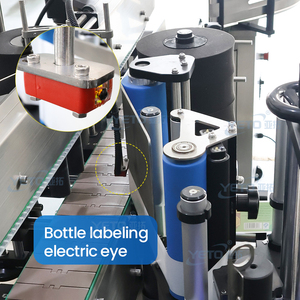 Máquina Etiquetadora Automática de Doble Cara para Botellas Redondas Yeto PlC para Cosméticos, Alimentos y Bebidas - Product Image 3