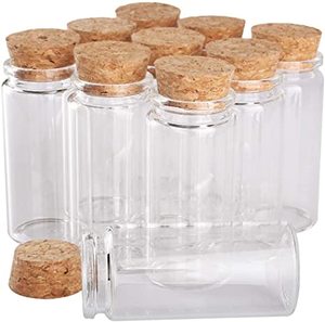 TIANLEICORK glass storage jar with smoked wood cork lid diffuser bottle peach wood holder wholesale wooden lids for candle jars