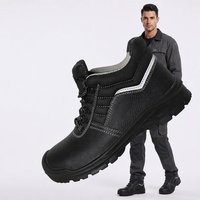 Nouvelles Chaussures de Sécurité en Microfibre Imperméables à Embout d'Acier, Bottes de Sécurité Confortables et Souples, Anti-Écrasement, Antistatiques, pour Usine