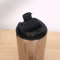 Mug isotherme en titane pur de 380 ml |   Tasse à café en titane à double paroi ultralégère |   Bouteille de voyage portable anti-fuite