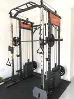 Máquina Smith personalizada, Fitness integral para equipo de entrenamiento, gimnasio en casa, estante de sentadillas multifuncional con placas eléctricas