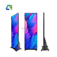 Display pubblicitario digitale ultrasottile Video Poster Monitor a schermo a Led grande centro commerciale Free Stand Ultra sottile scorrimento Poster Display