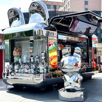 Remorque multifonction pour crème glacée, chariot à hot-dogs, bar à jus, restaurant mobile, remorque à café, camion de restauration avec cuisine complète