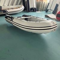 Bateau semi-rigide RHIB de 8,9 pieds avec coque en aluminium, capacité de 4 personnes, luxe, divertissement en plein air, fabriqué en Chine, logo personnalisé