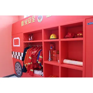 Departamento de bomberos personalizado Niños <span class=keywords><strong>Bombero</strong></span> Juego de rol Niños Área de juegos de lucha contra incendios - Product Image 1