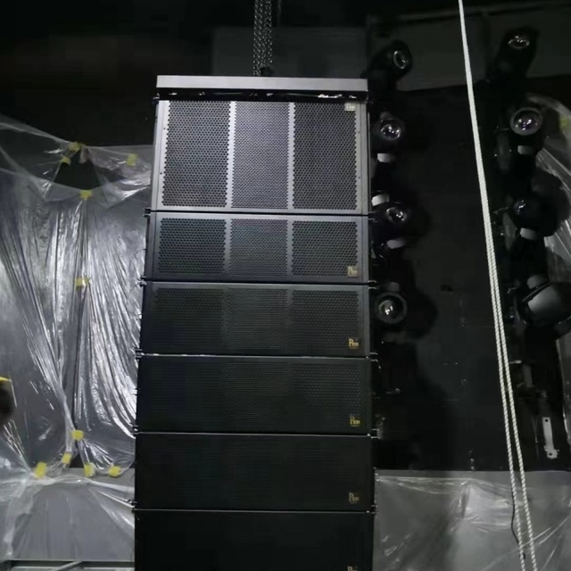 Powered Line Array Speaker System Professional Subwoofer Speakers Line Array Stand 12 Inch Tweeter Speaker Audio