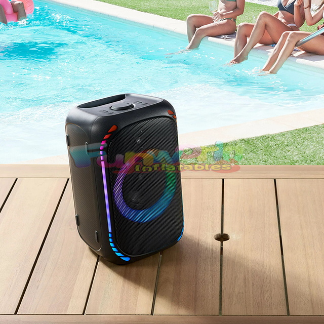 Outdoor Party Boombox Speaker Subwoofer Portable Waterproof Wireless Blue Tooth Speaker with Led Light