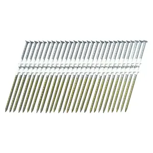 Clous en <span class=keywords><strong>bande</strong></span> plastifiés pour charpente, tête pleine, 21 degrés - Product Image 2