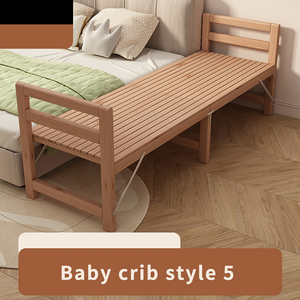 Di alta qualità a due passi regolabile in legno massiccio bambino bambino letto Design moderno culla <span class=keywords><strong>per</strong></span> la crescita dei bambini <span class=keywords><strong>accessori</strong></span> camera da letto - Product Image 5