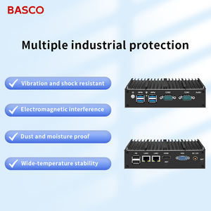 Mini PC industriel embarqué sans ventilateur N2840/J1900/J4125/J6412 Quad <span class=keywords><strong>Core</strong></span> avec Windows 10/11/Linux, 2*LAN, 6*USB, 2*COM, HDMI, VGA - Product Image 3