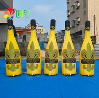 Bouteilles gonflables commerciales adaptées aux besoins du client de boisson/bouteilles gonflables de bière de la publicité pour