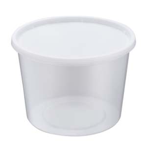 64 Oz Heavy‑Duty PP Deli <b>Containers</b> & <b>Lids</b> 20 Sets Microwave <b>Freezer</b> Safe Leak‑Resistant Durable - Product Image 1