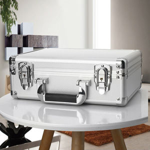 Estuche pequeño de <span class=keywords><strong>aluminio</strong></span> para transporte de vuelo, herramienta portátil de viaje, organizador, maletín - Product Image 3