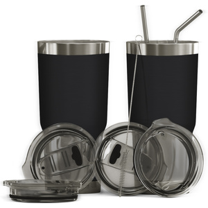 30 oz Tumbler with Lid and Straw, Stainless Steel Tumblers Bulk, <b>Insulated</b> Vacuum Double Wall <b>Travel</b> Coffee <b>Mug</b>, Durable Powder - Product Image 2