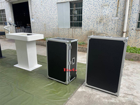 Dudukan perjalanan Podium DJ menara kontrol DJ putih untuk pelopor XDJ-XZ DDJ-SZ DDJ-1000 DDJ-SX3 Rane One