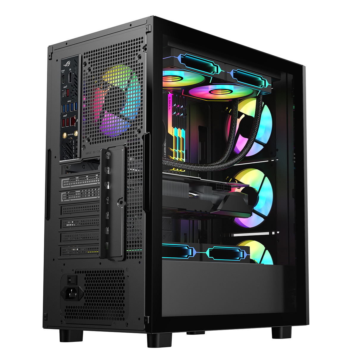 Ruix P31 Mesh PC Case - Full Tower for Gaming Desktops