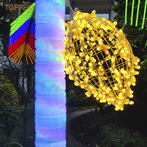 Ngoài trời đường phố trang trí nhà Máy Giá cây dừa nhân tạo thắp sáng trang trí ngày Palm Tree với LED ánh sáng - Product Image 4