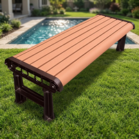 Banc d'attente publicitaire en acier, plastique et aluminium moulé pour terrasses, campus et villes – Fournisseur fabricant