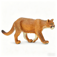 Figurine d'animal panthère, modèle réaliste de faune sauvage avec texture fine, ornement de bureau en résine