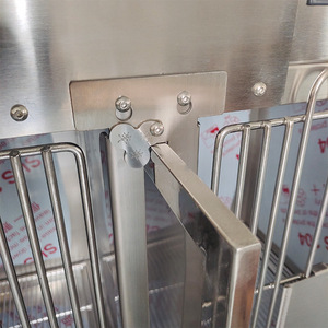 Luxus Edelstahl Veterinär Tier käfig Katze Hund Zwinger Käfig Modulare Tierarzt Haustier käfige für Tierhandlung - Product Image 3