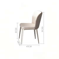 Ensemble de table à manger moderne de luxe léger en pierre frittée, plateau rectangulaire en marbre avec pieds en X, 6 places, mobilier de cuisine avec chaises en cuir