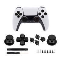 Kit de boutons métalliques de remplacement pour manette, comprenant un pavé croisé et des joysticks (multicolore)