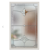 Dekorative Glasrahmen-Sets (Halbseitenfenster) Eingelassene Fenster- und Türgläser für Badezimmer und Hotels im Modernen Stil, Langlebig