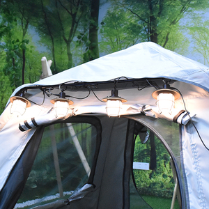 Cadena de luces decorativas con enchufe exterior impermeable al por mayor con sistema RGB para acampar, vacaciones, glamping, bodas y fiestas - Product Image 4