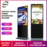 Machine verticale de publicité de signalisation numérique LCD à écran tactile de 43 pouces de haute qualité et affiche des vidéos TV pour les immeubles de bureaux