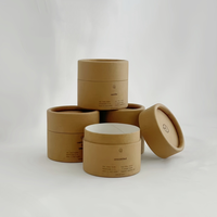 Emballage en tube cylindrique recyclable personnalisé pour le thé, les cosmétiques et les produits alimentaires, conteneur en carton avec impression évanescente