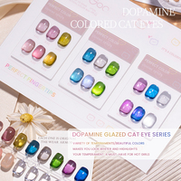 Miss Gooey marque privée chat 9 couleurs ensemble de vernis Gel pour les yeux vente en gros de vernis à ongles Gel professionnel fournitures pour ongles Salon
