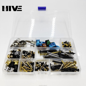 Set di copertura per dita con fibbia a vite a 3 colori-copri dita celuloide in acciaio inossidabile-essenziale per i produttori di spille con coda di <span class=keywords><strong>chitarra</strong></span> - Product Image 5