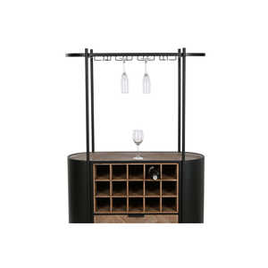 METAL FIR <b>WINE</b> <b>RACK</b> 90X36X150 BLACK - Product Image 6