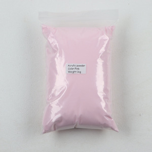 ผงโพลิเมอร์สีใสสำหรับต่อเล็บแบบจุ่ม สีนู้ด สำหรับทำเล็บ DIY  ขายส่งแบบรับผลิตแบรนด์ส่วนตัว น้ำหนัก 1 กก./ถุง  รับผลิตแบบ OEM - Product Image 1