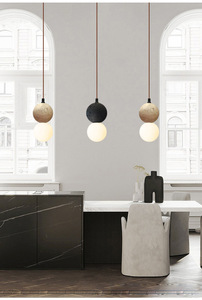 Lampade <span class=keywords><strong>a</strong></span> <span class=keywords><strong>Sospensione</strong></span> LED Moderne in Vetro Stile Nordico per Soggiorno, Camera da Letto, Ristorante e <span class=keywords><strong>Cucina</strong></span> - Product Image 5
