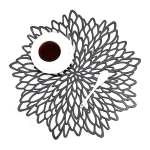 Tischset <span class=keywords><strong>Mantel</strong></span> <span class=keywords><strong>Individual</strong></span> Vinilo <span class=keywords><strong>PVC</strong></span> <span class=keywords><strong>Mantel</strong></span> Boda Manteles individuales redondos Resistente al calor Cena Plato Pad Manteles individuales - Product Image 3