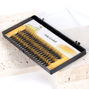 10D 20D 30D 40D nhiệt ngoại quan Faux Mink mix pestaas CD Curl DIY Fan lông mi mở rộng khối lượng cá nhân lông mi phân khúc Cụm - Product Image 5