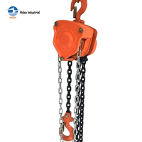 Palans à chaîne HIDEA de 0,5t à 20t pour garage, entrepôt, machinerie automobile, orange, manuel, HS-C