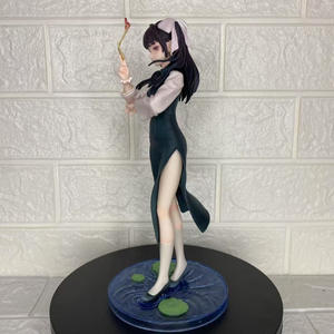 Figura Decorativa de PVC de Chica Guapa en Qipao, Estilo Loli, para Decoración de Estanterías o Escritorio - Product Image 4