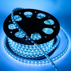 Tira de luces <span class=keywords><strong>Led</strong></span> Flexible e impermeable para exteriores, tira de luces <span class=keywords><strong>Led</strong></span> inteligente de neón Flexible de 220V, 5050 SMD, 100m, RGB, venta al por mayor - Product Image 3