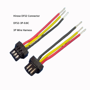定制组装服务 Hirose DF52 0.8mm 间距 PBT 绝缘镀锡铜导线 UL1571 用于电子线束 - Product Image 3